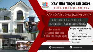 Bảng Báo Giá Xây Dựng Nhà Trọn Gói