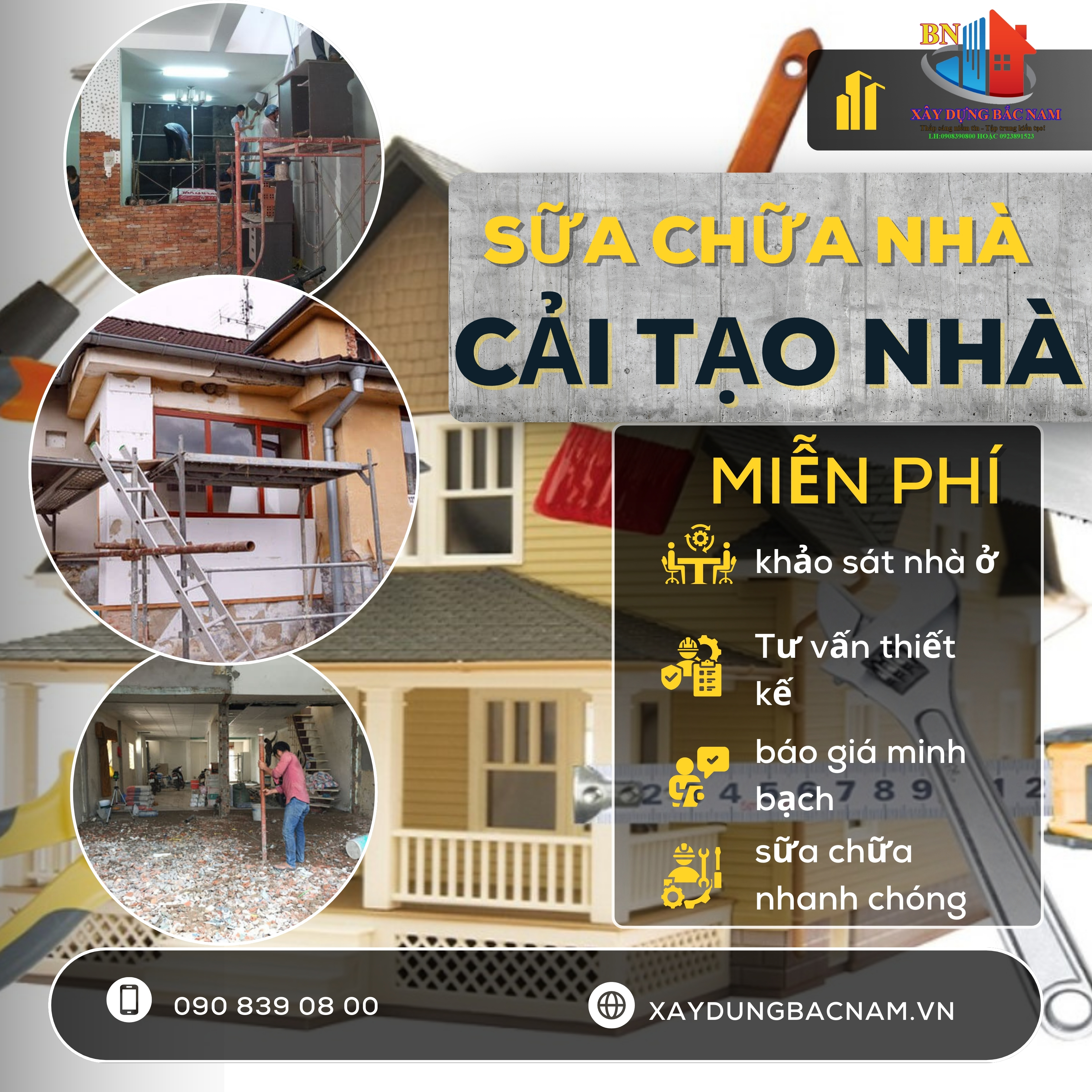 Chi Phí Sửa Nhà Cấp 4 Năm 2025 