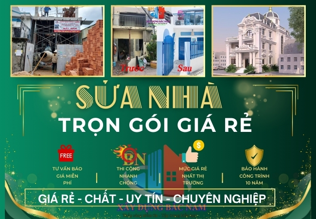 Công Ty Sửa Nhà Trọn Gói Giá Rẻ Tại TP. Hồ Chí Minh – Miễn Phí Xin GPXD 